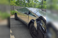 Tesla Cybertruck crashes into house after alleged accelerator fault