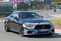 2025 Mercedes-AMG CLE 63: Spied coupe teases return to V8 power