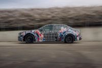 Electric BMW M3 teased as quad-motor performance sedan