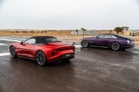 2025 MG Cyberster vs Rolls-Royce Spectre drag race