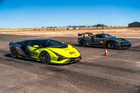 Lamborghini Sian vs McLaren Senna drag race