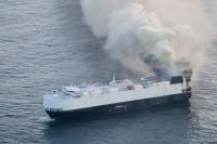 Fire causes another ship carrying EVs to be abandoned at sea