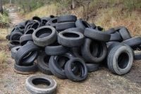 National parks are becoming a dumping ground for used car tyres