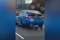 Lexus owner's sneaky toll evasion trick caught on dashcam