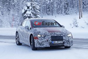 2021 Mercedes-Benz EQS spied