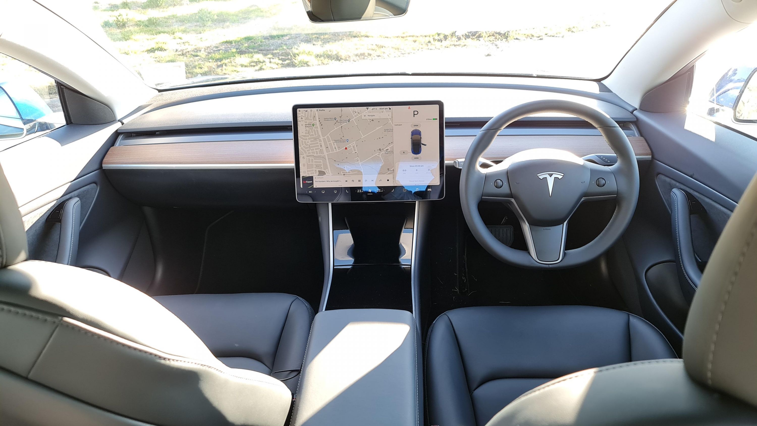 Tesla Model 3 infotainment review