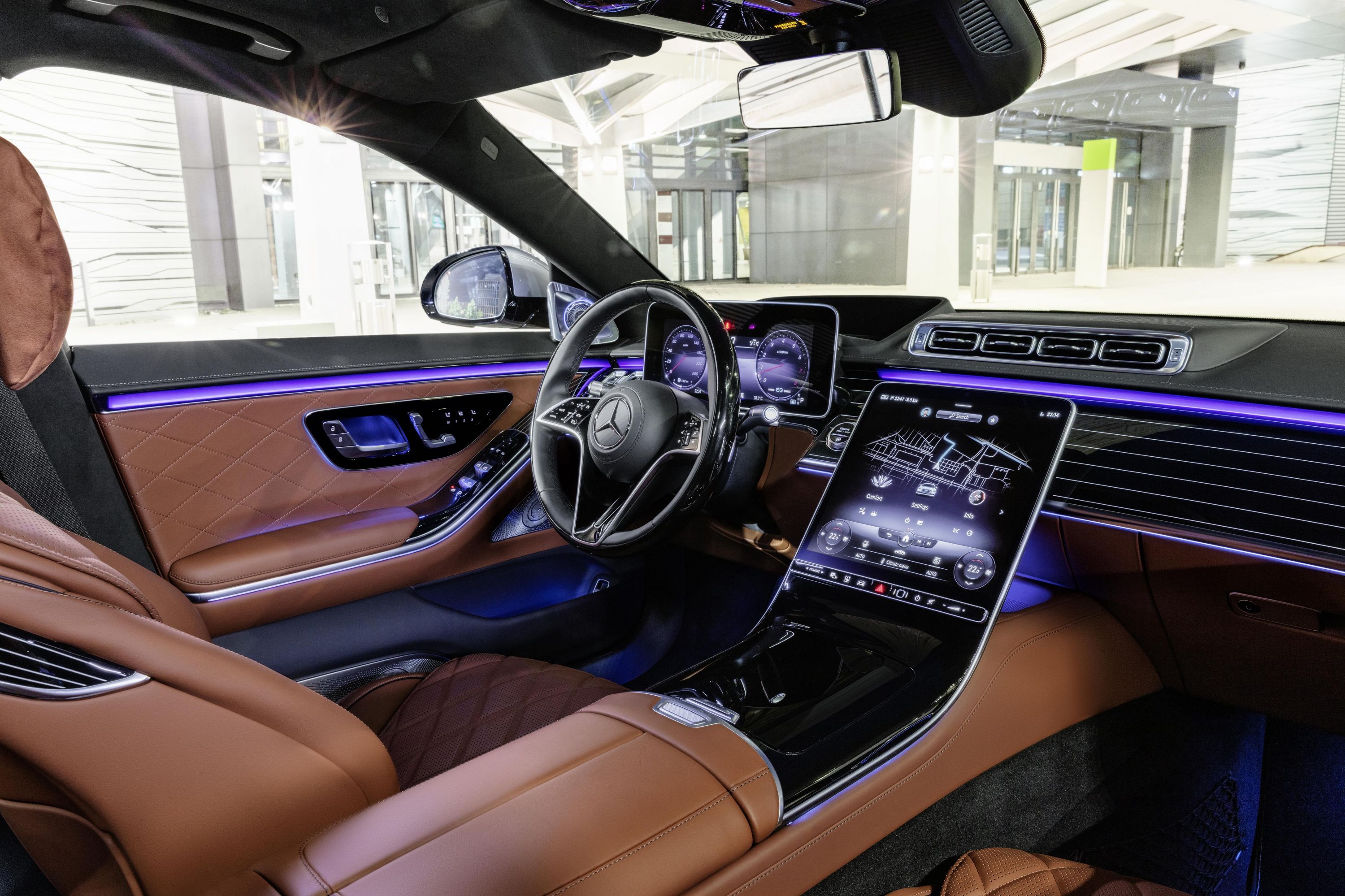 Mercedes Benz S Class 2021 Interior Ambient Lighting 1 