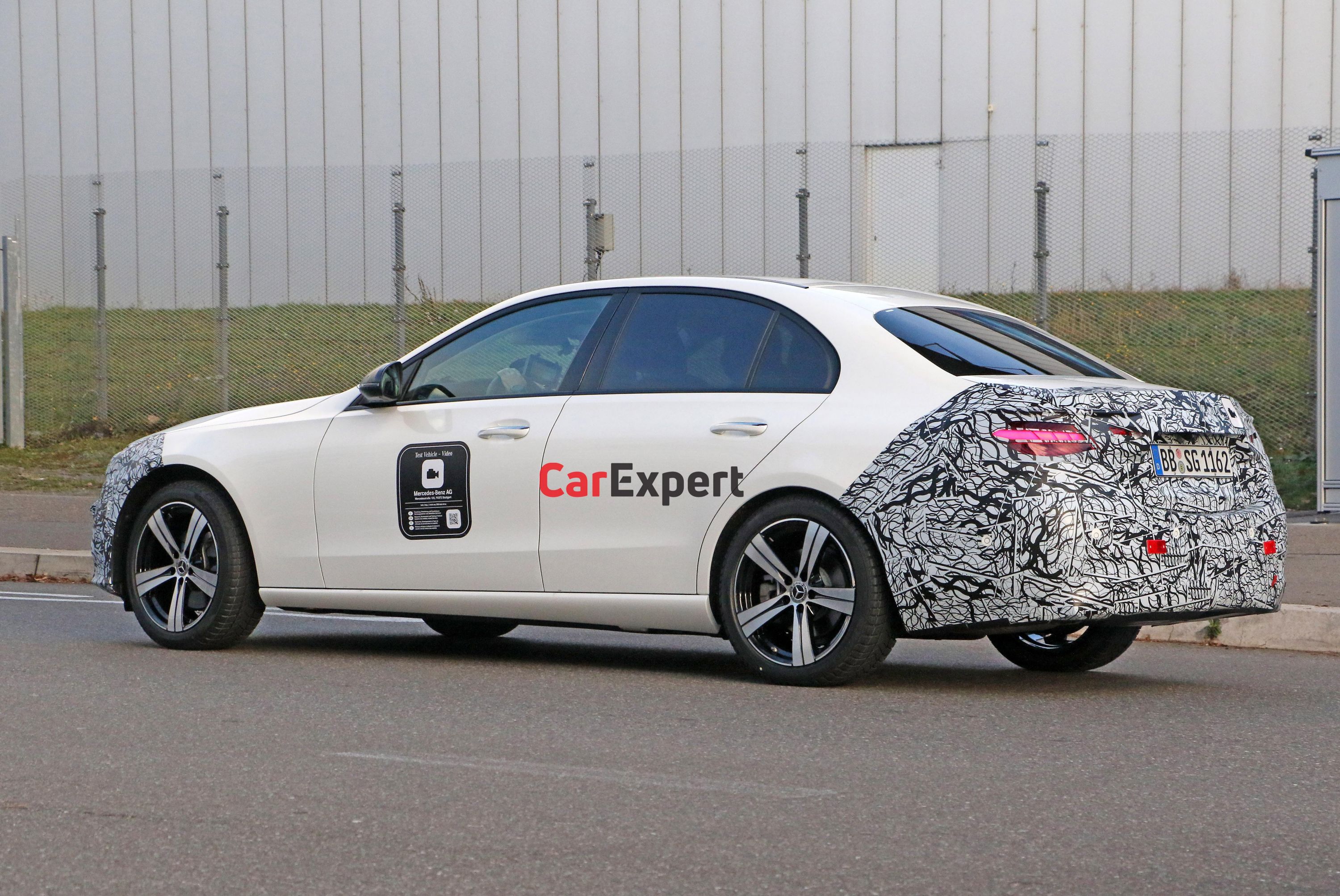 2021 Mercedes-Benz C-Class spied with less camouflage | CarExpert