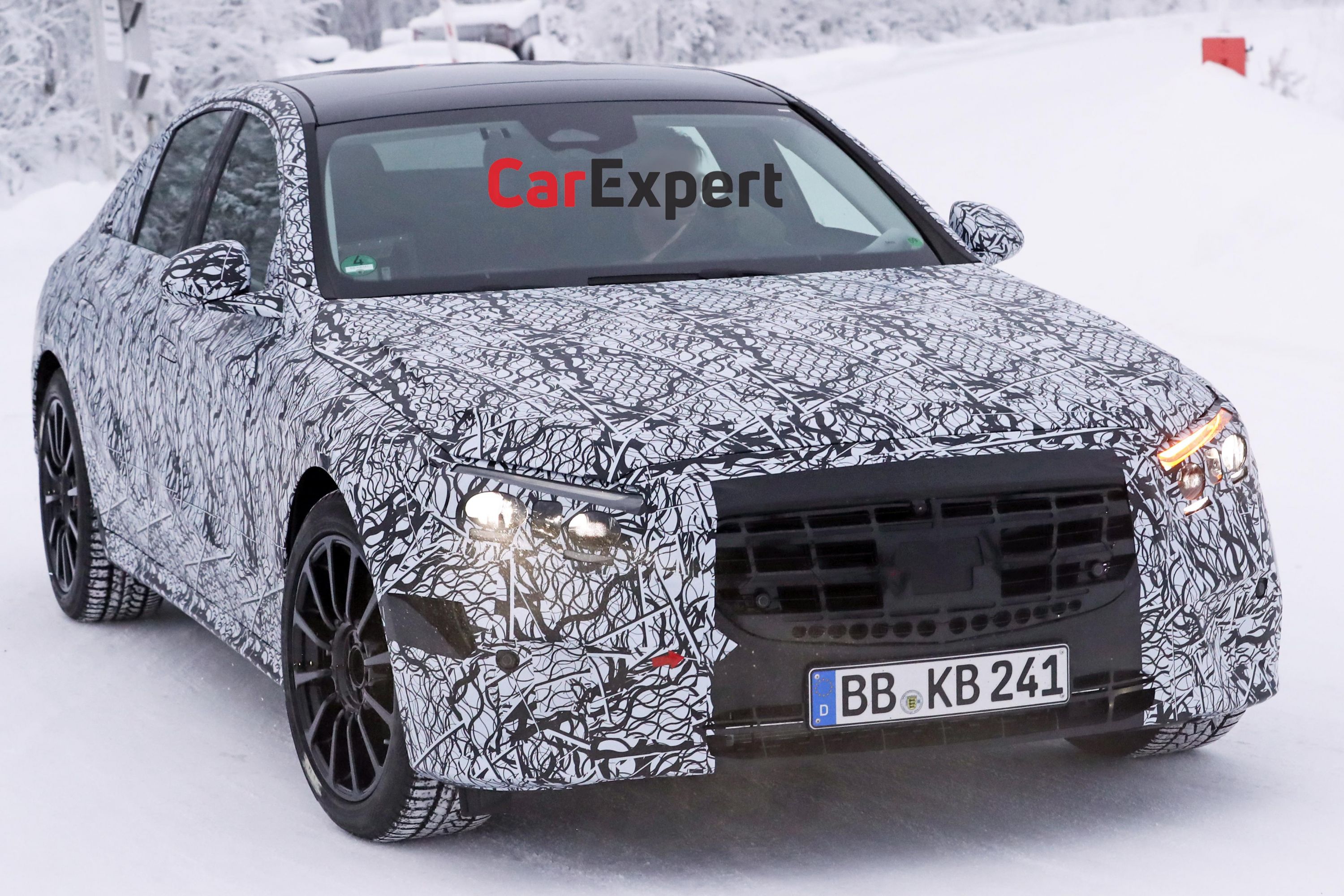 All-New 2024 Mercedes-Benz E-Class Spied With Minimal Camouflage