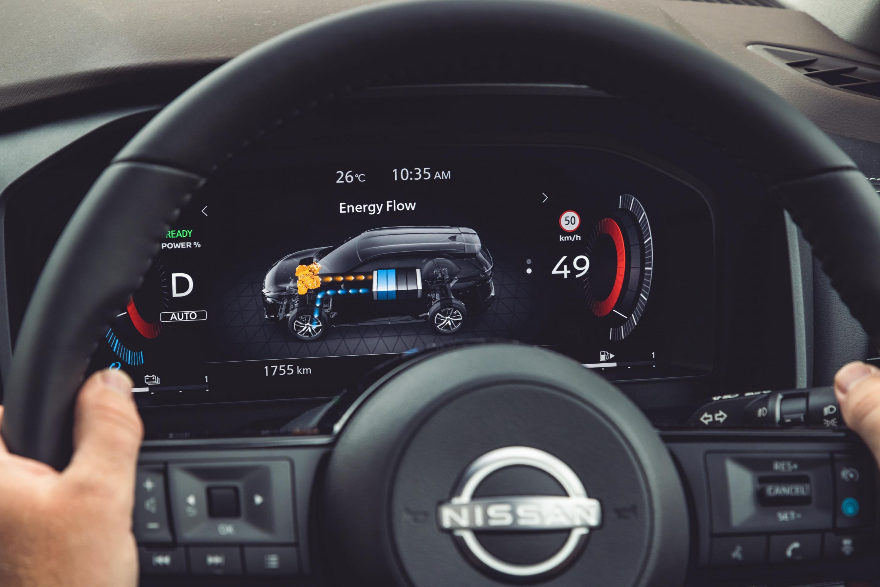 2023 Nissan X-Trail e-POWER Tastenbetriebsleuchte Intelligenter Schlüssel