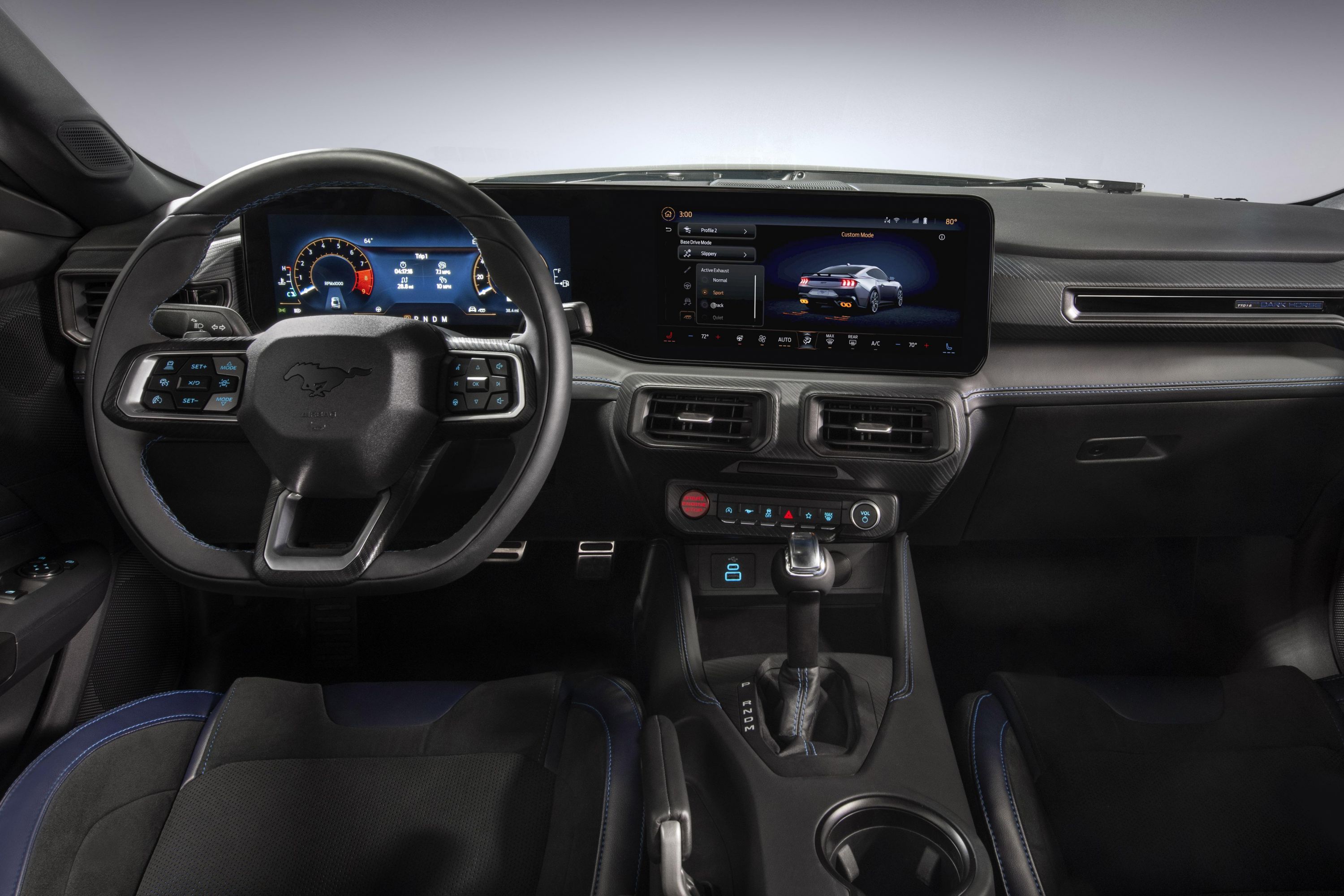 2024 Ford Mustang Dark Horse interior revealed CarExpert