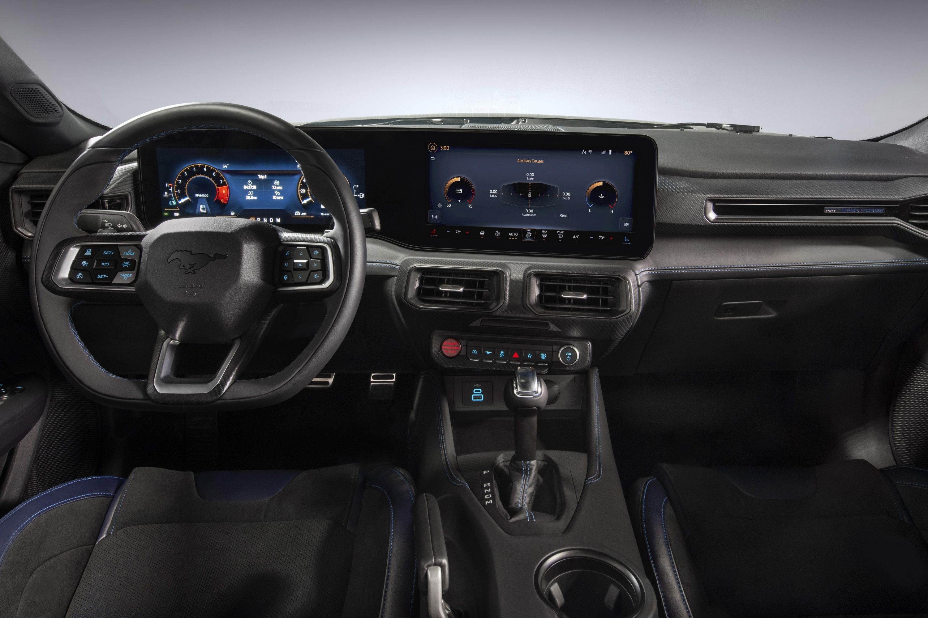 2024 Ford Mustang Dark Horse interior revealed CarExpert