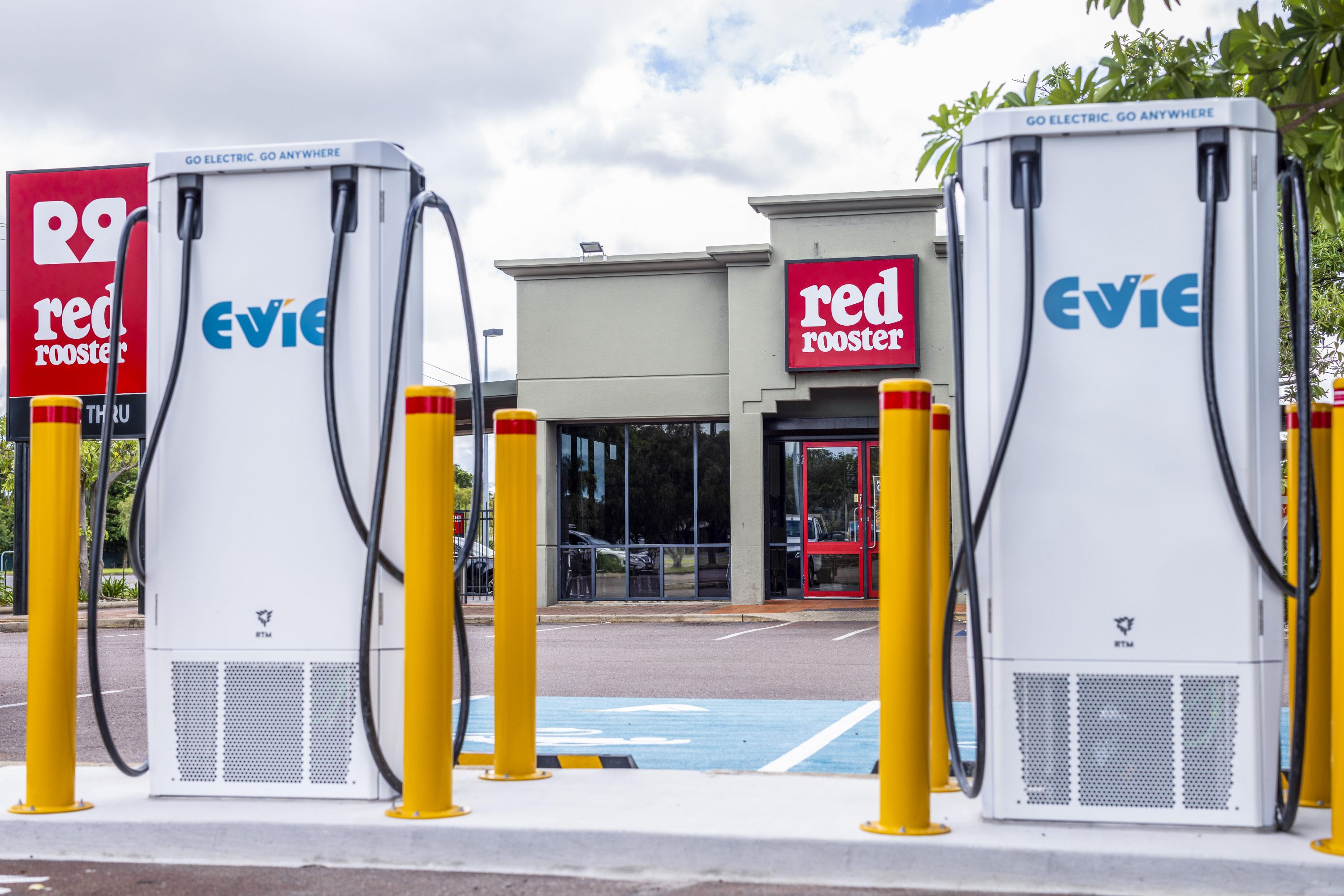 Free Chips For Your Charge At NT s First Evie Charging Station CarExpert