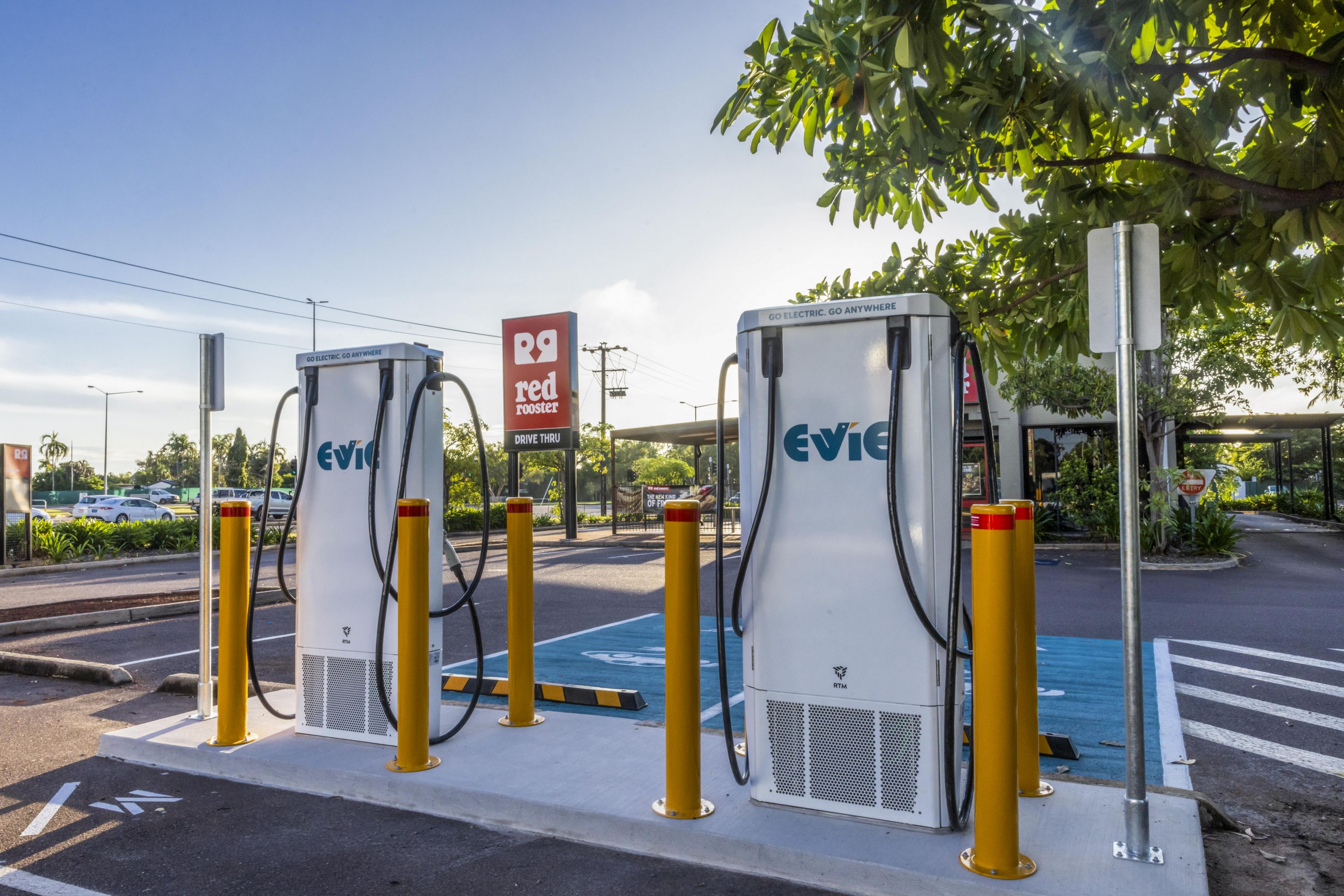 Free Chips For Your Charge At NT s First Evie Charging Station CarExpert