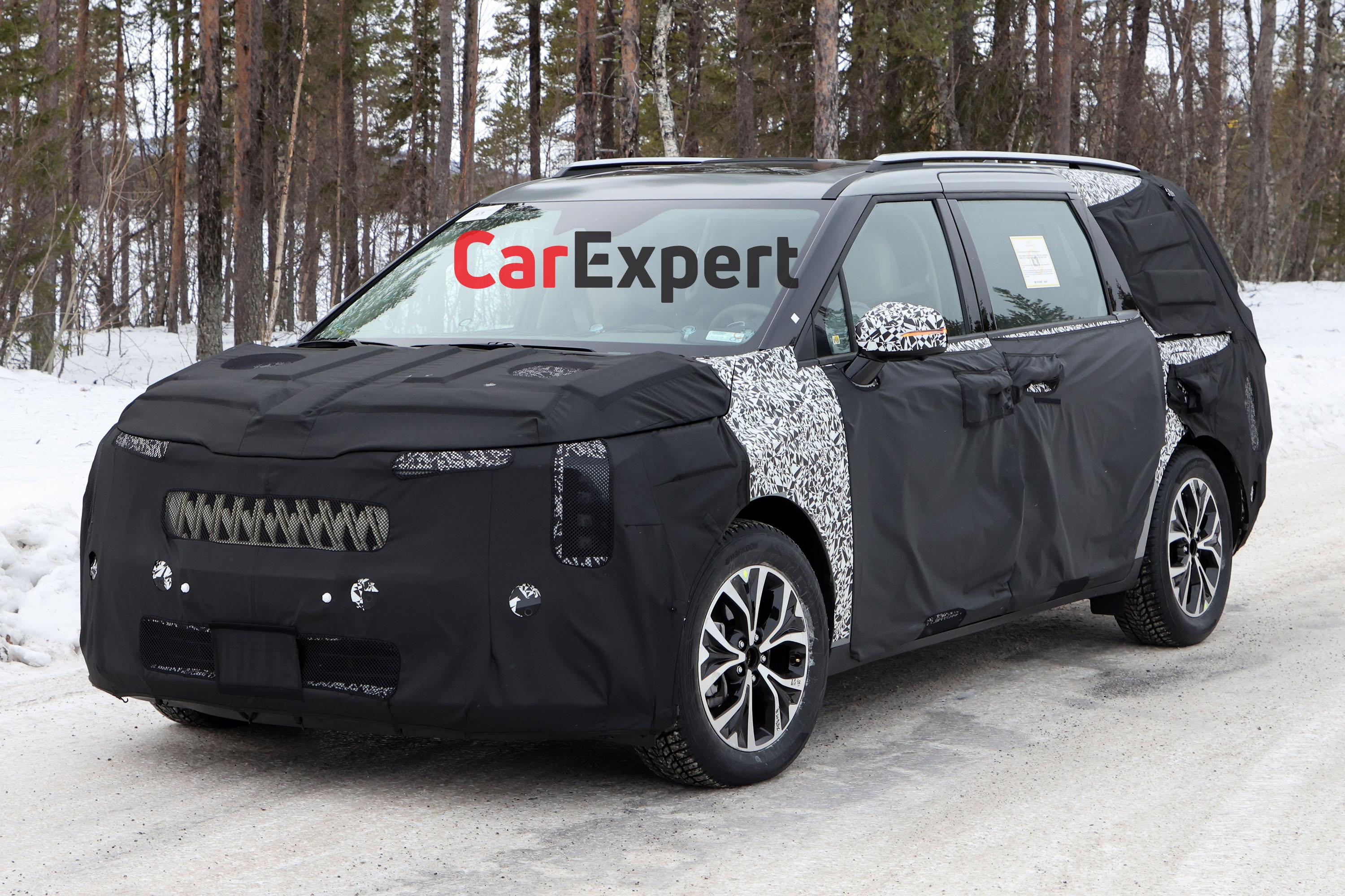 2024 Kia Carnival facelift spied with massive styling modifications Nwn