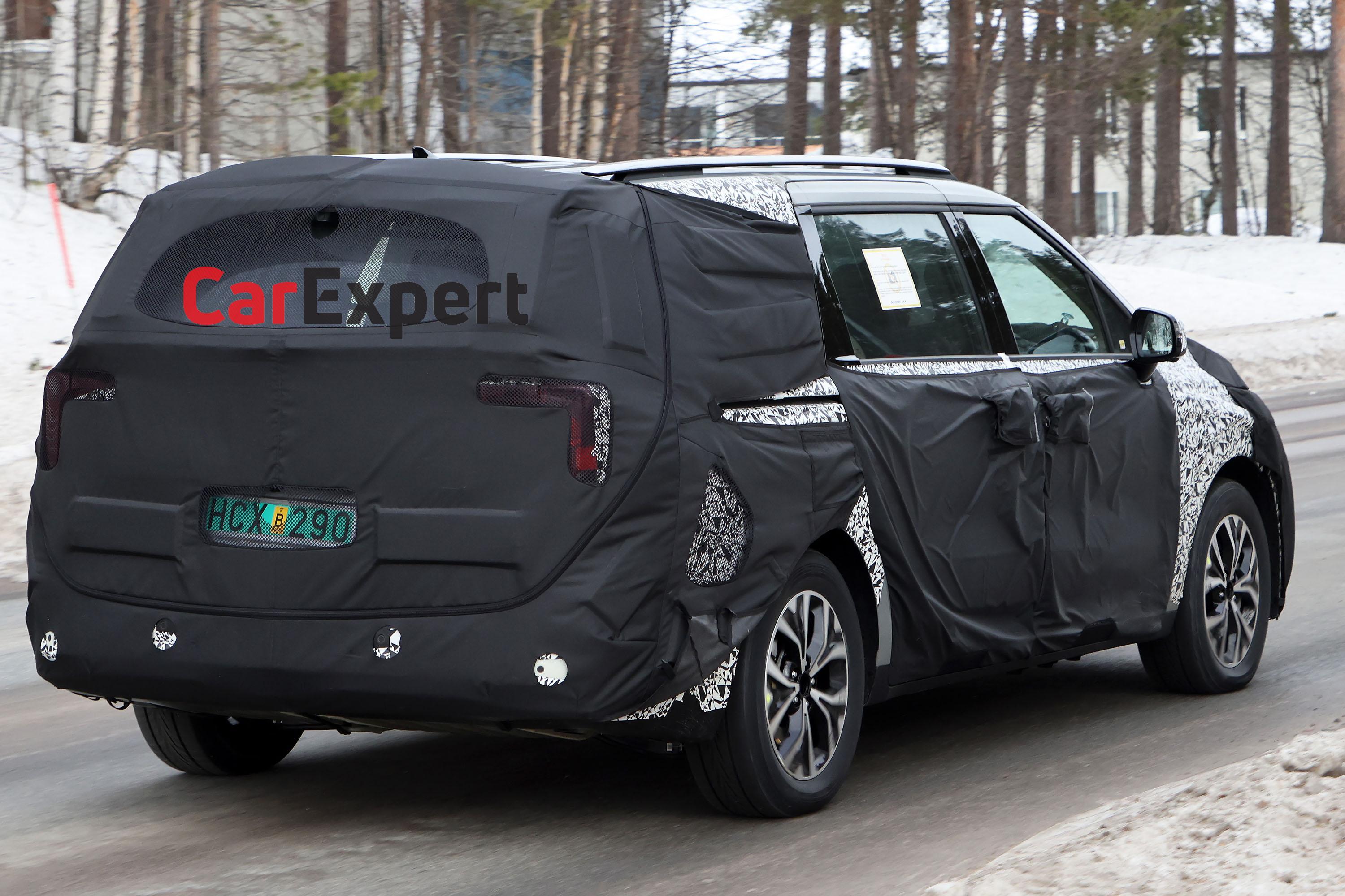 2024 Kia Carnival facelift spied with big styling changes Joe Gordon