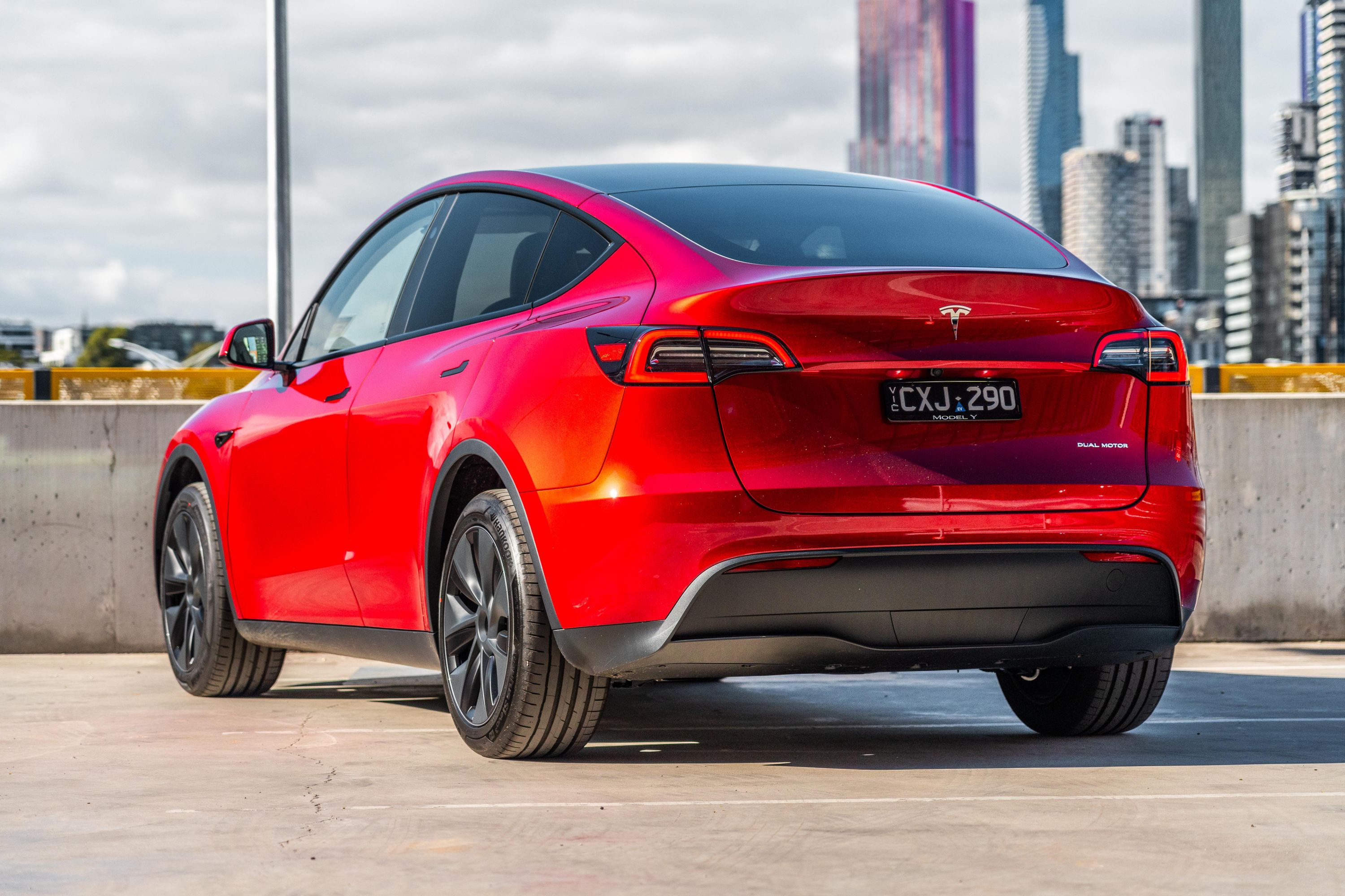 CYBERBEANS Zonnescherm Met Glazen Dak Voor Tesla Model Y 2023 2024 - Warmte-isolerend & Opvouwbaar