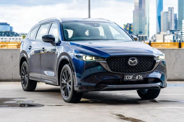 Hero image of a new Mazda CX-8 available with CarExpert deals.