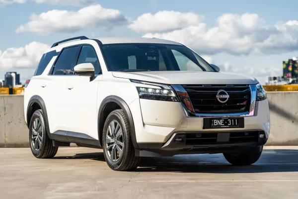 Hero image of a new Nissan Pathfinder available with CarExpert deals.