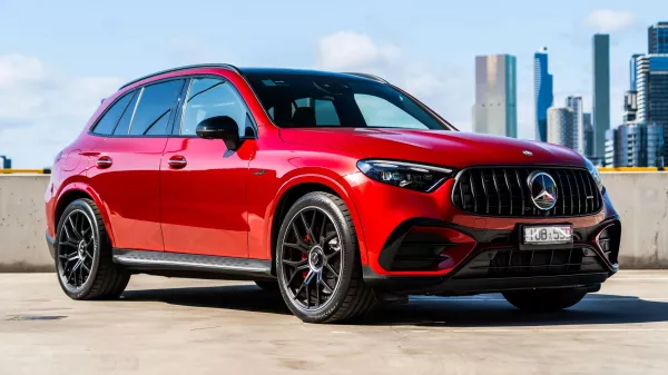 Hero image of a new Mercedes-AMG GLC available with CarExpert deals.