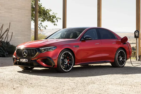 Hero image of a new Mercedes-AMG E available with CarExpert deals.