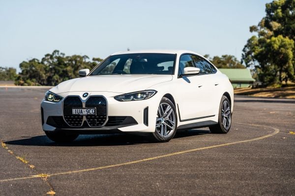 Hero image of a new BMW i4 available with CarExpert deals.