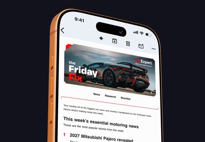 An issue of the Friday Fix open on a phone