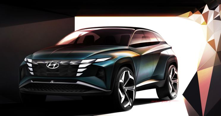 2021 Hyundai Tucson interior sketch leaked