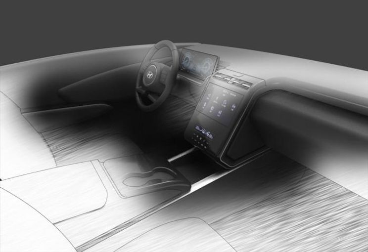 2021 Hyundai Tucson interior sketch leaked