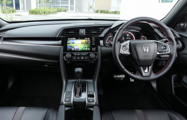 Specs compared: Honda Civic, Kia Cerato, Mazda 3, and Toyota Corolla sedans