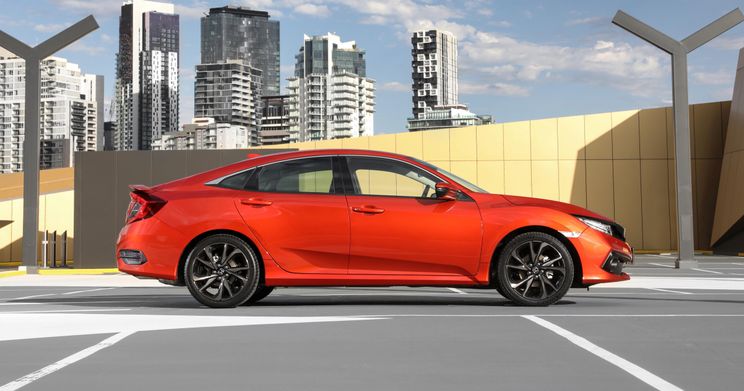 Specs compared: Honda Civic, Kia Cerato, Mazda 3, and Toyota Corolla sedans