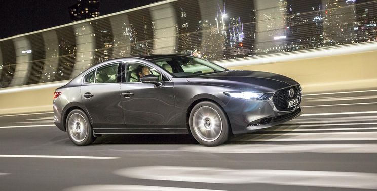 Specs compared: Honda Civic, Kia Cerato, Mazda 3, and Toyota Corolla sedans