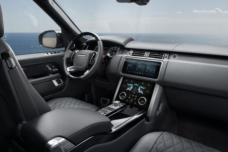 2022 land rover range rover interior