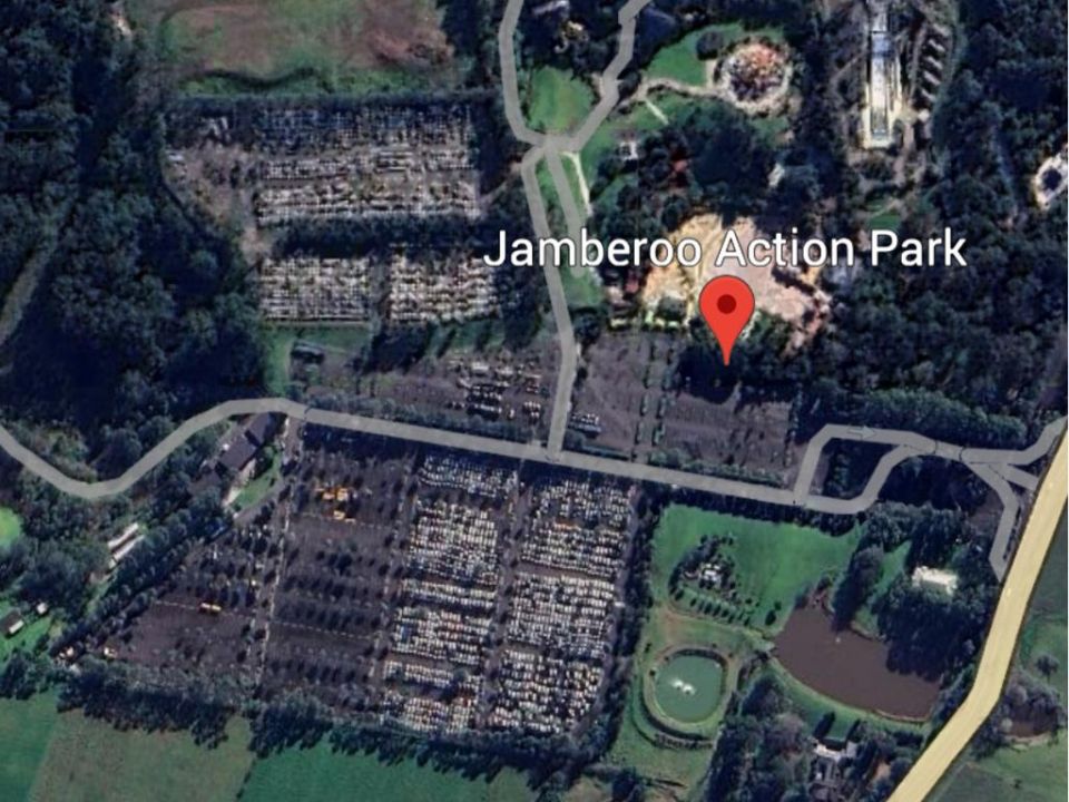 2025 CarsAtJamberooActionPark Goog Earth