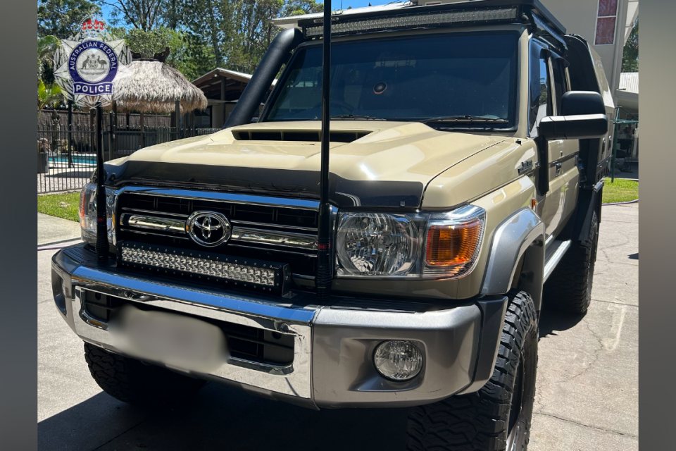 Toyota Landcruiser 70 Series Seized Afp