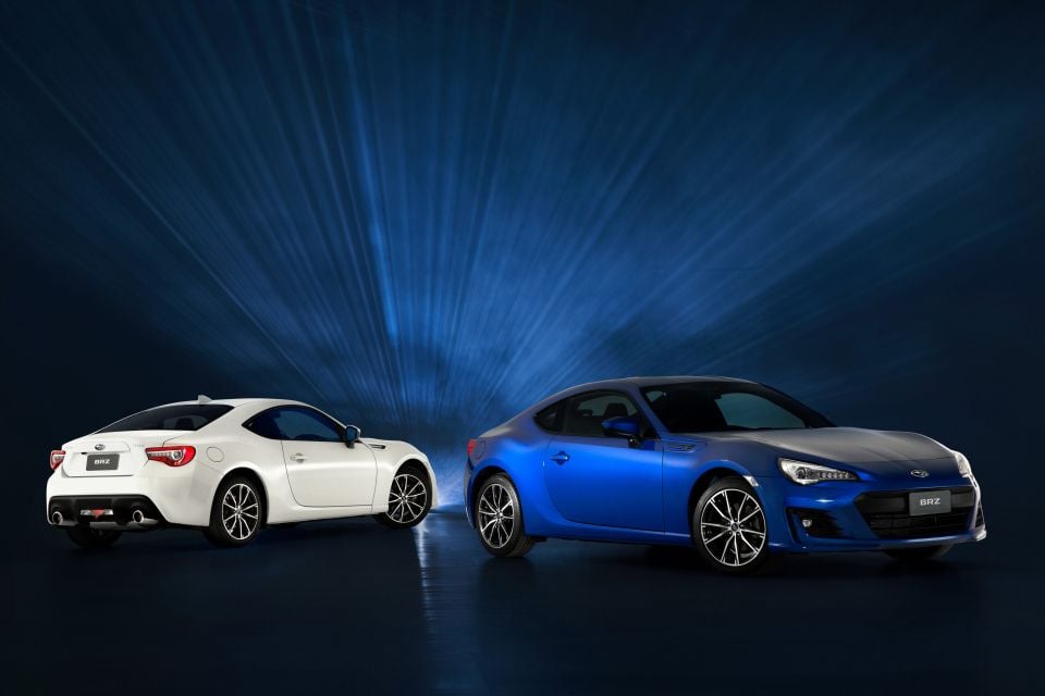 Pictured: the outgoing BRZ