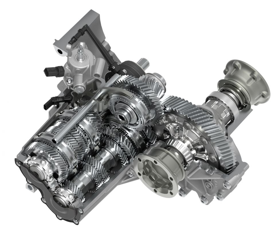 Above: Volkswagen MQ281 manual transmission