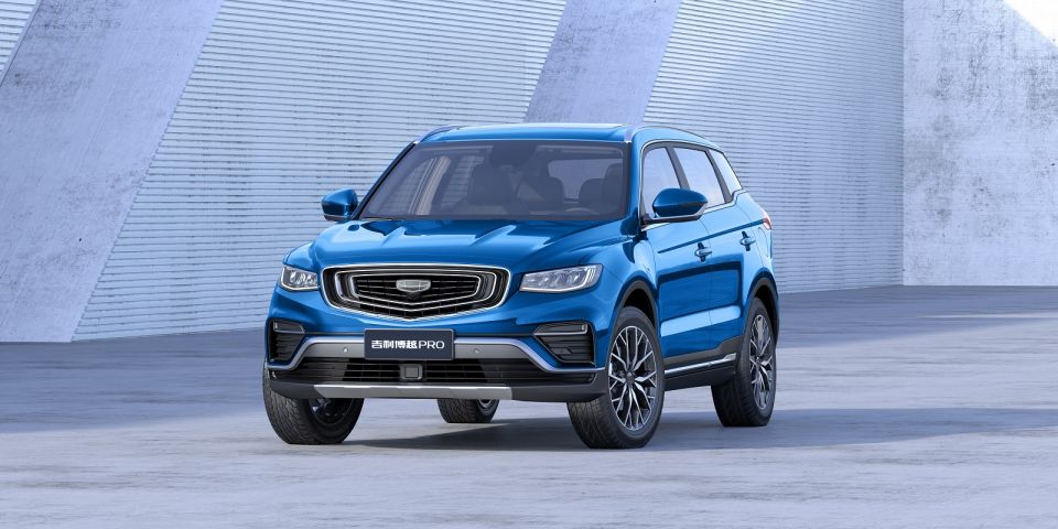 Above: Geely Bo Yue Pro