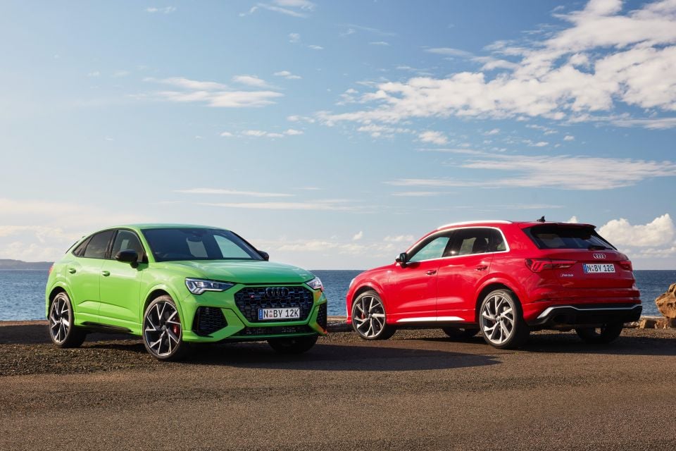 Pictured: Audi RSQ3 Sportback and RSQ3