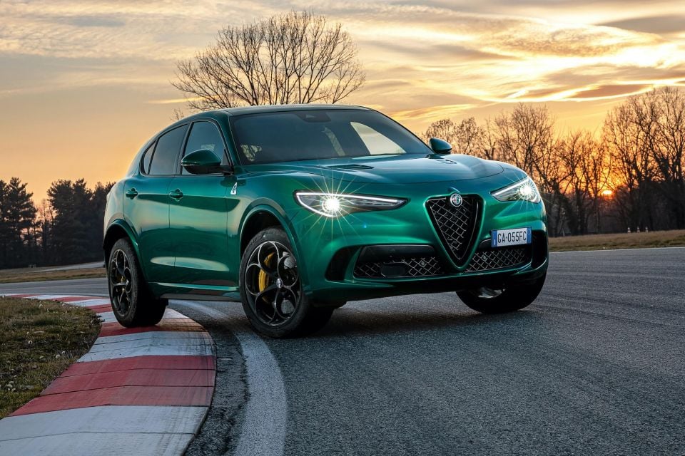 Pictured: current Stelvio Quadrifoglio
