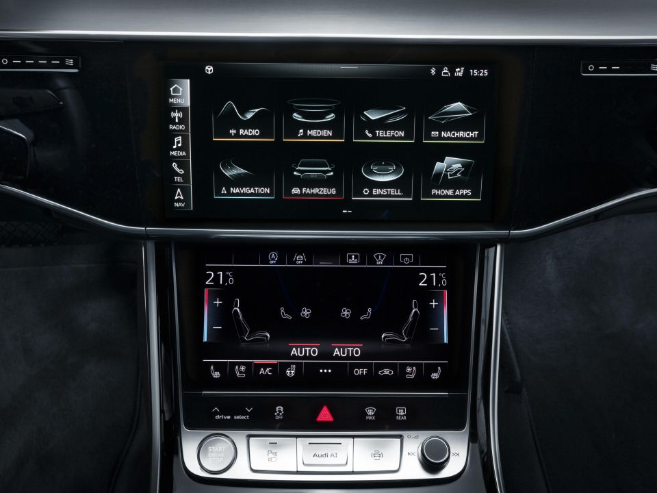 Audi A8 interior