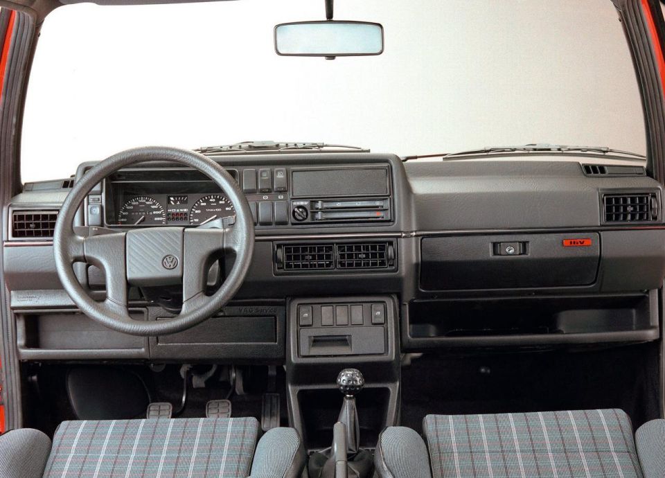 1983 Volkswagen Golf Mk2 GTI 16V interior shown