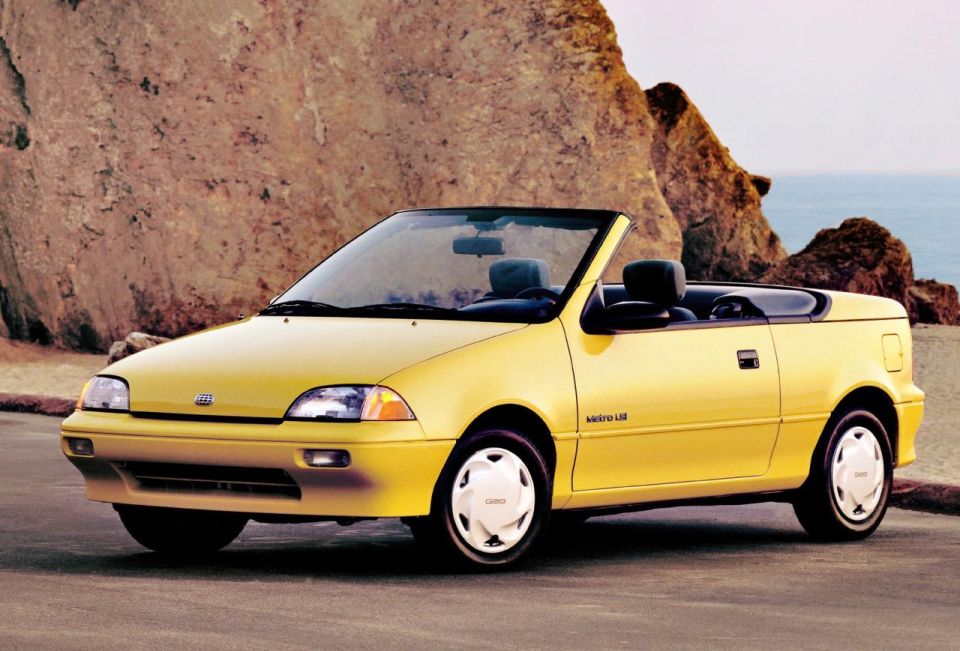 Geo Metro (a rebodied Suzuki Swift)