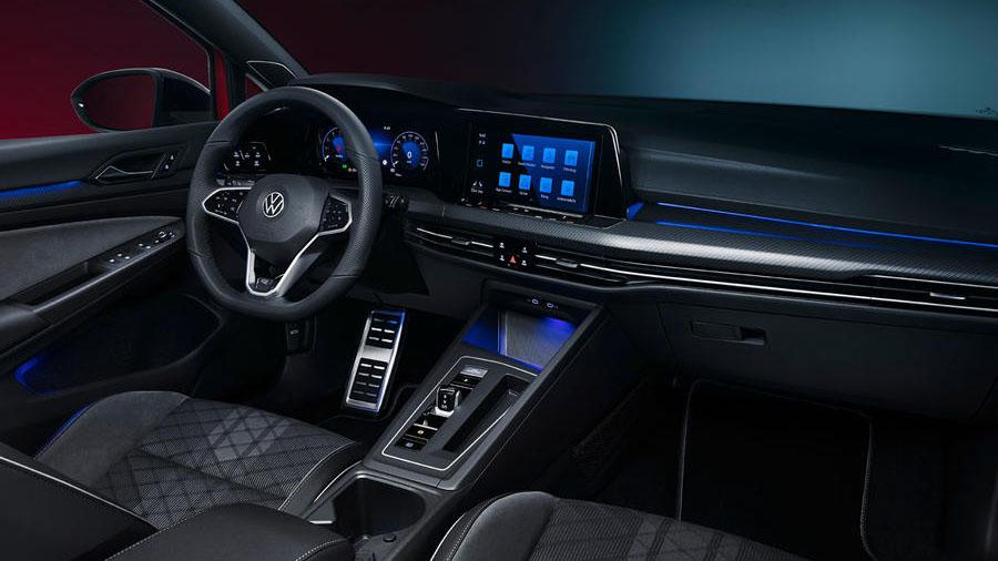 Pictured: VW Golf R-Line interior