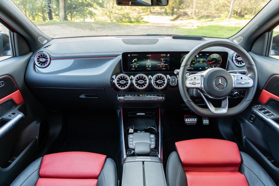 Pictured: GLA250 4Matic interior