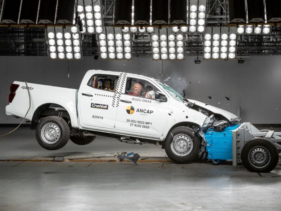 Pictured: 2020 Isuzu D-Max (ANCAP)
