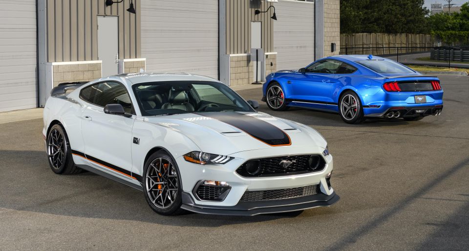 After a 17-year hiatus, the all-new Mustang Mach 1 fastback coupe makes its world premiere - becoming the modern pinnacle of style, handling and 5.0-liter V-8 pony car performance.