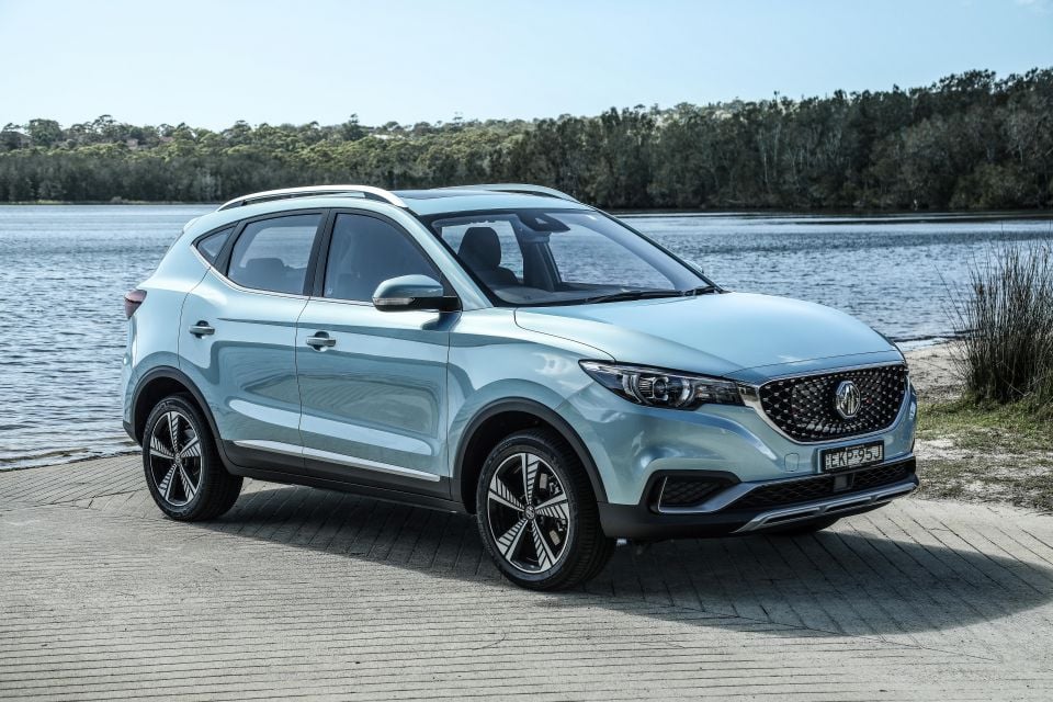 Pictured: MG ZS EV