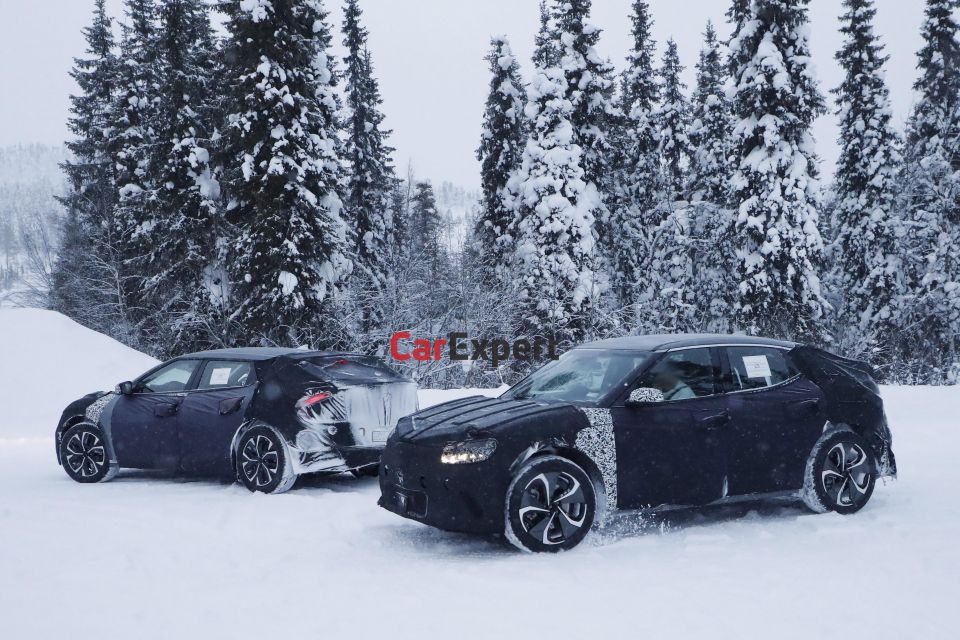 Kia CV (left), Genesis GV60 (right)
