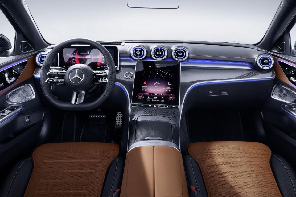 Pictured: W206 C-Class interior